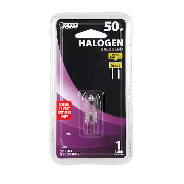 Feit Electric Feit 50 W T4 Tubular Halogen Bulb 700 lm Warm White 1 pk BPQ50T4/RP - main